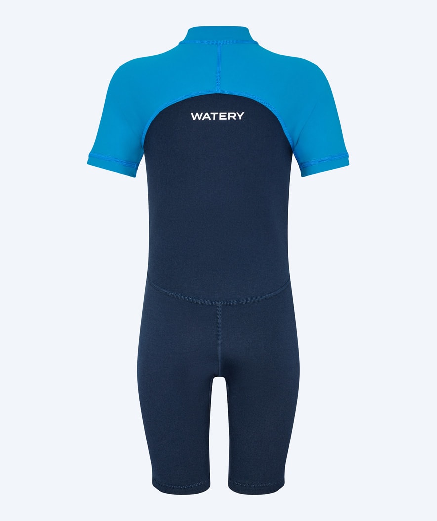Watery UV Neoprenanzug für Kinder - Calypso Shorty - Donkerblau
