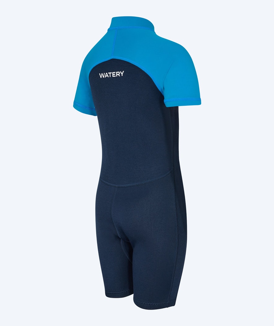 Watery UV Neoprenanzug für Kinder - Calypso Shorty - Donkerblau