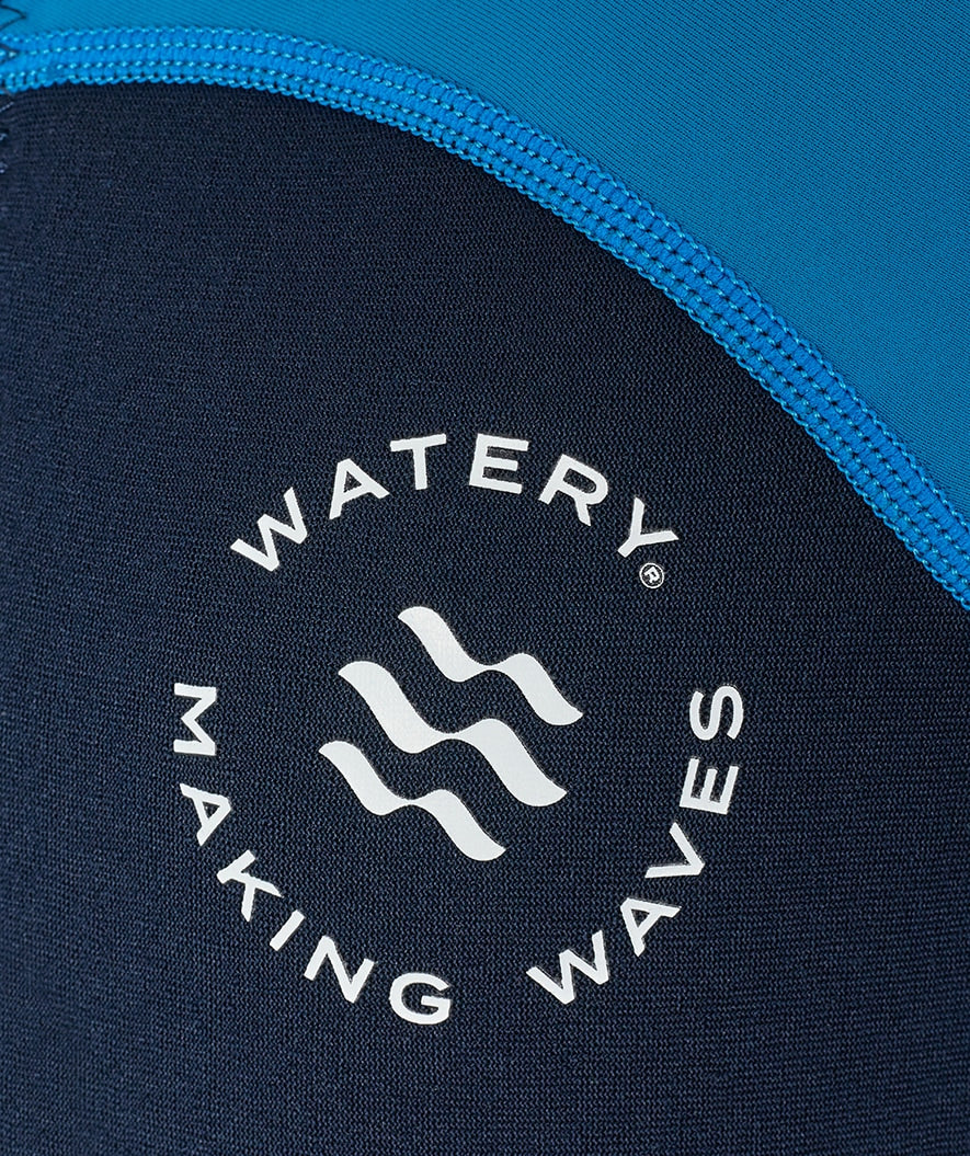 Watery UV Neoprenanzug für Kinder - Calypso Shorty - Donkerblau