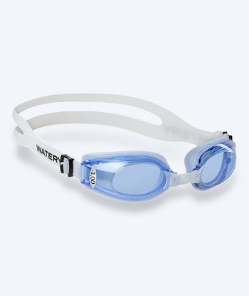 Watery Schwimmbrillen mit Sehstärke für Kurzsichtige Erwachsene - (-1.0) – (-8.0) - Clivia - Klar/Blau