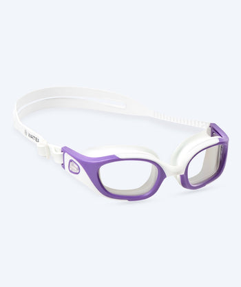 Watery Schwimmbrille für Freizeitschwimmer - Clyde Active - Lila/Klar