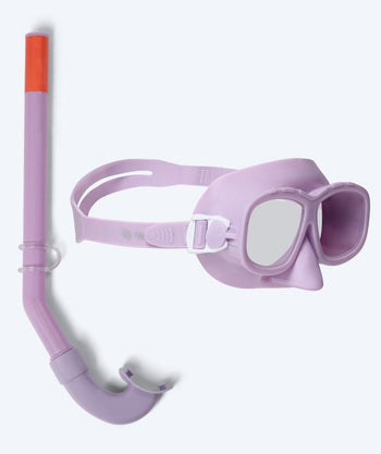 Watery Combo Schnorchelset für Kinder (4-10) - Wyre - Lila