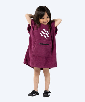 Watery Badeponcho für Kinder (1-6) - Baumwolle - Lila