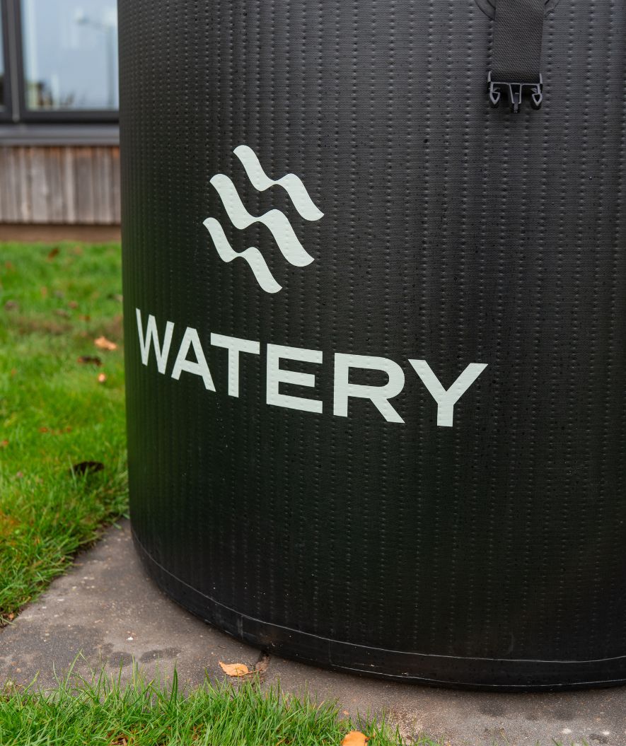 Watery aufblasbare Eiswanne - Deluxe - Schwarz