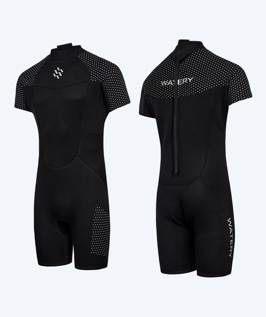Watery Neoprenanzug für Herren - Kurzarm Duncan (3mm) - Schwarz