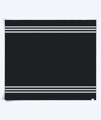 Watery Mikrofaser Badetuch (180 x 200 cm) - Eco Nebraska Family - Schwarz