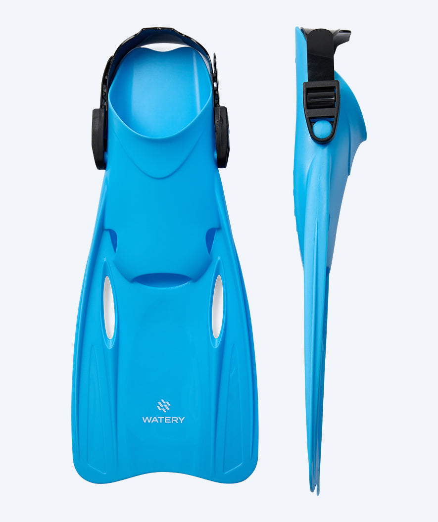 Watery Taucherflossen für Kinder/Junioren (27-38) - Fleetwood - Blau