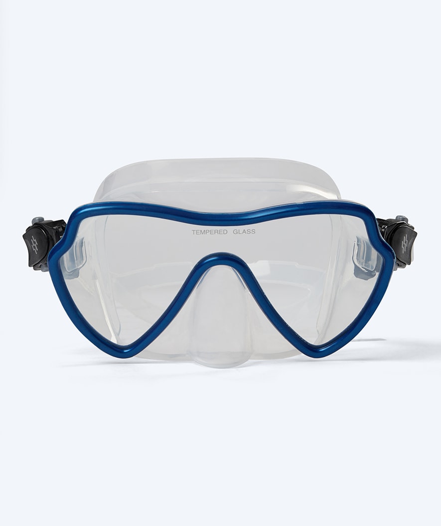 Watery Tauchmaske für Erwachsene (ab 15 Jahre) - Fraser - Blau/Klar
