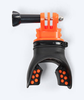 Watery Mundhalterung Go-Pro - Schwarz/Orange