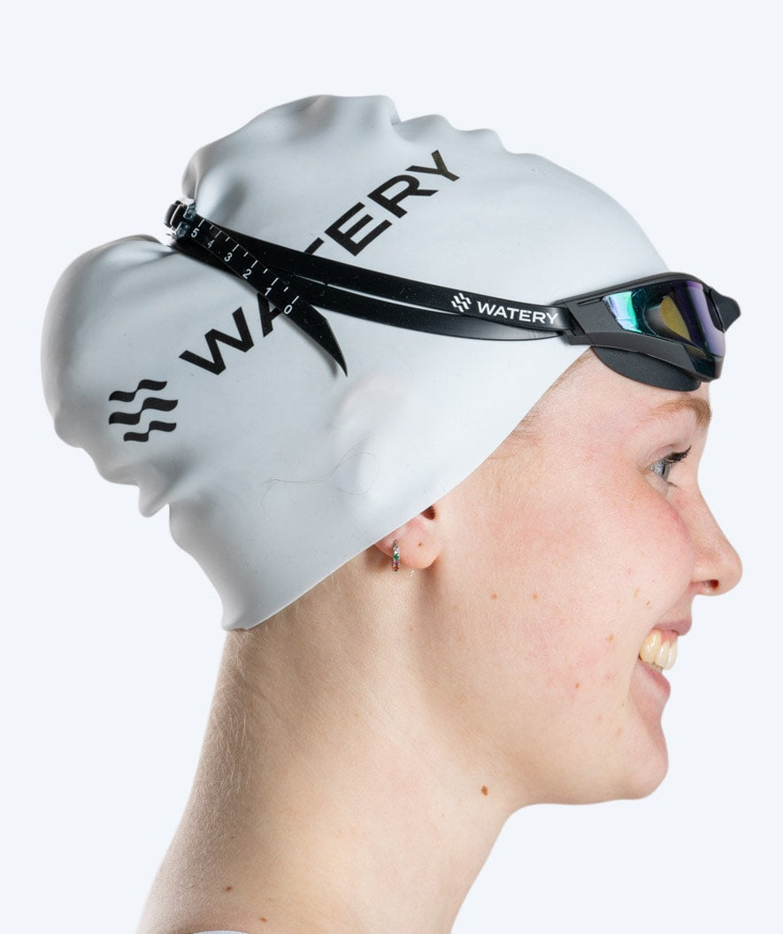 Watery Schwimmbrille - Instinct Ultra Mirror - Schwarz/Gold