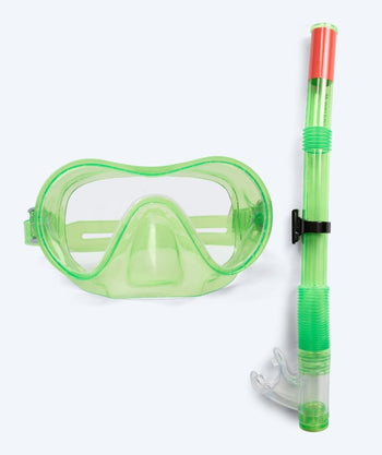 Watery Combo Schnorchelset für Junioren (8-15) - Jubal - Grün