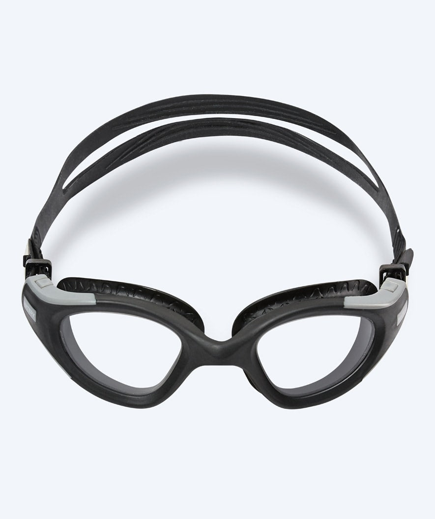Watery Schwimmbrille für Freizeitschwimmer - Kelvin Active - Schwarz/Klar
