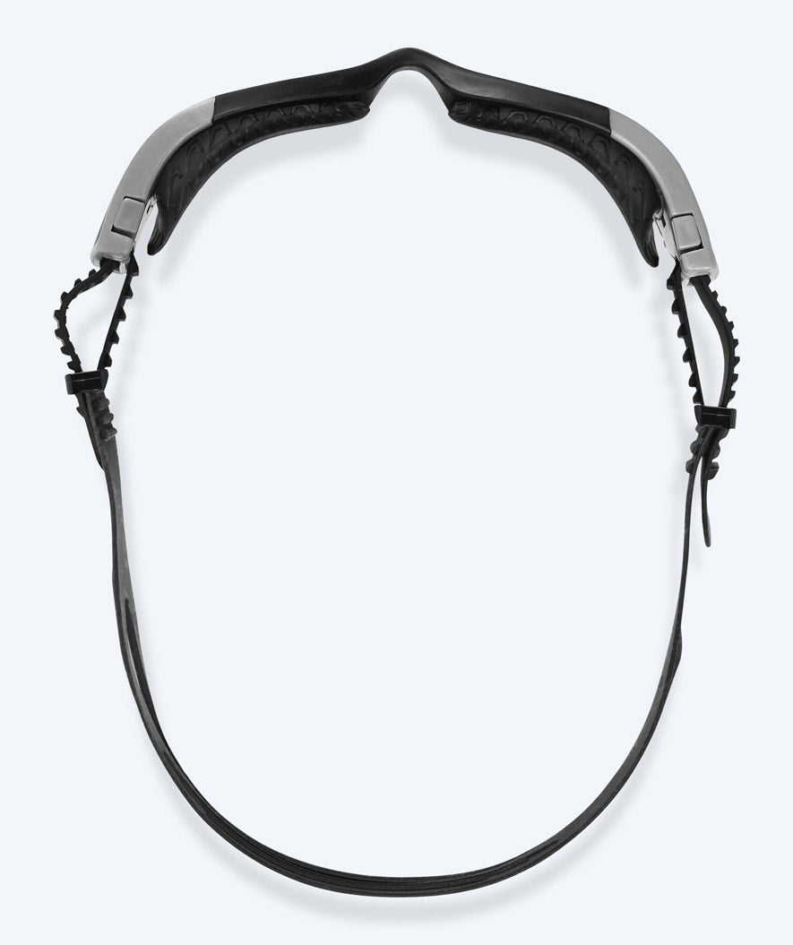 Watery Schwimmbrille für Freizeitschwimmer - Kelvin Active - Schwarz/Klar