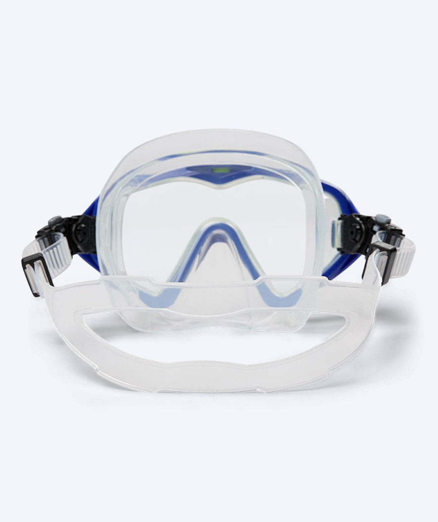 Watery Combo Schnorchelset für Erwachsene (ab 15 Jahre) - Leach Pro - Blau/Gelb