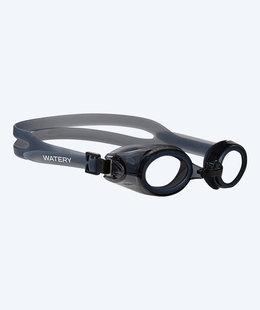 Watery Schwimmbrille für Erwachsene mit Hornhautverkrümmung - Longitude - Schwarz/Klar