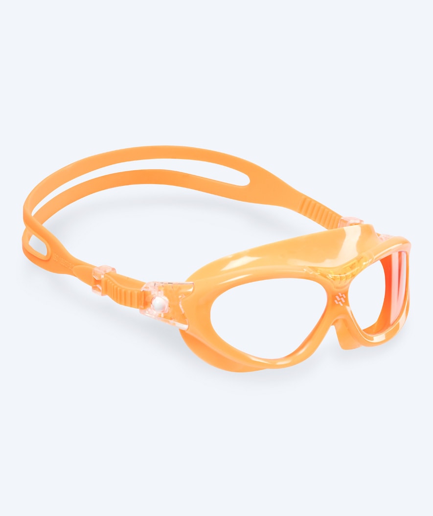 Watery Schwimmbrille für Kinder - Mantis 2.0 - Orange/Klar