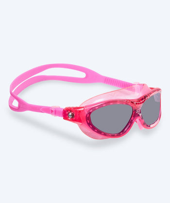 Watery Schwimmbrille für Kinder - Mantis 2.0 - Rosa (Smoke Scheiben)