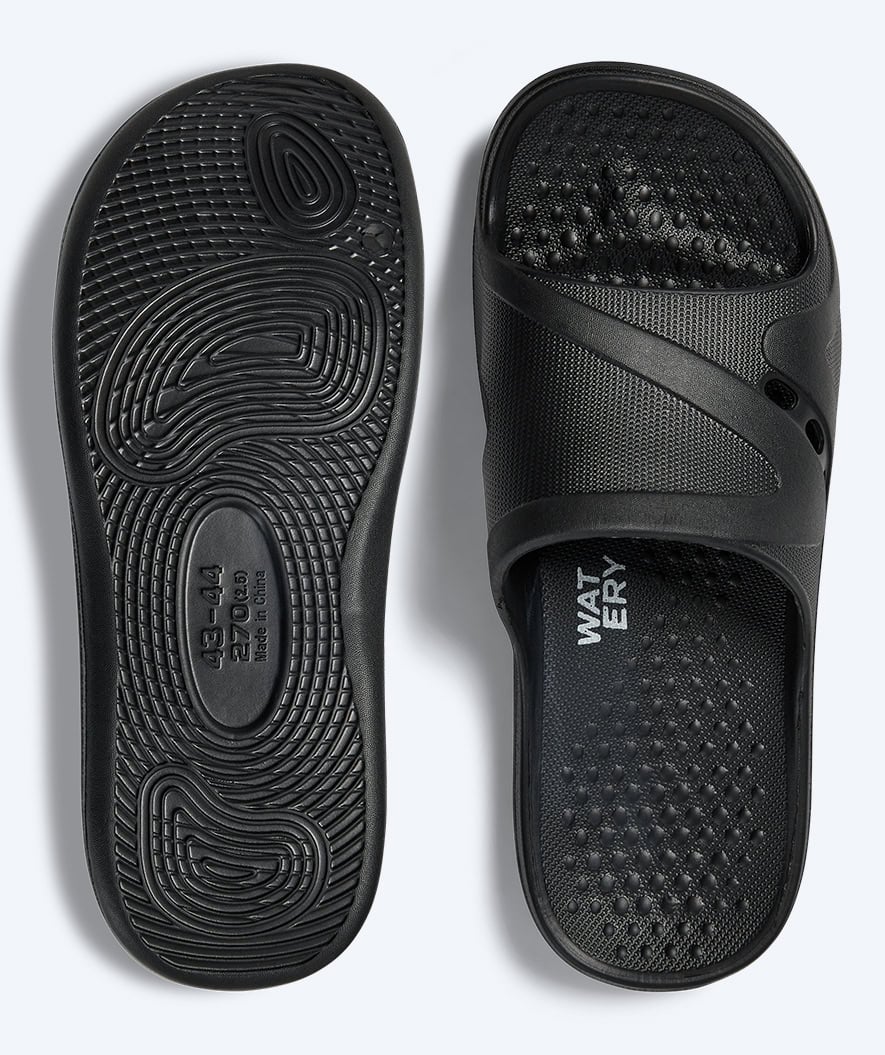 Watery Badeschuhe für Erwachesene - Marina - Schwarz