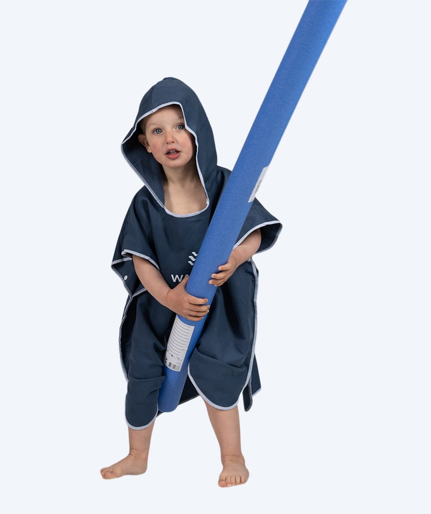 Watery Badeponcho für Kinder (1-6) - Mikrofaser - Donkerblau