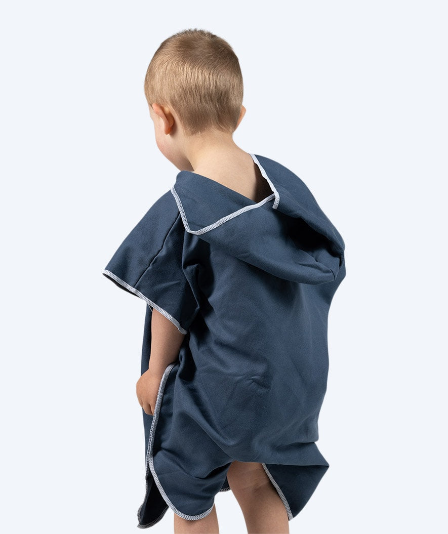 Watery Badeponcho für Kinder (1-6) - Mikrofaser - Donkerblau