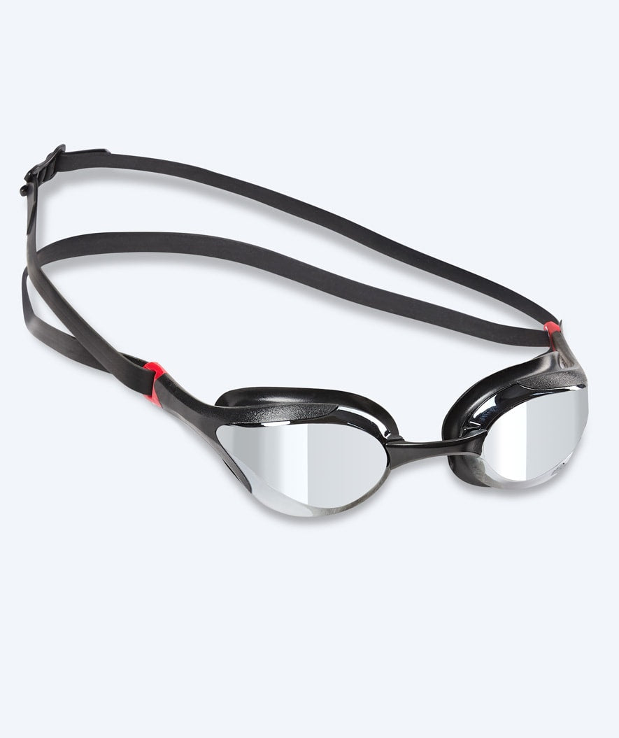 Watery Elite Schwimmbrillen - Murphy Mirror - Schwarz/Silber