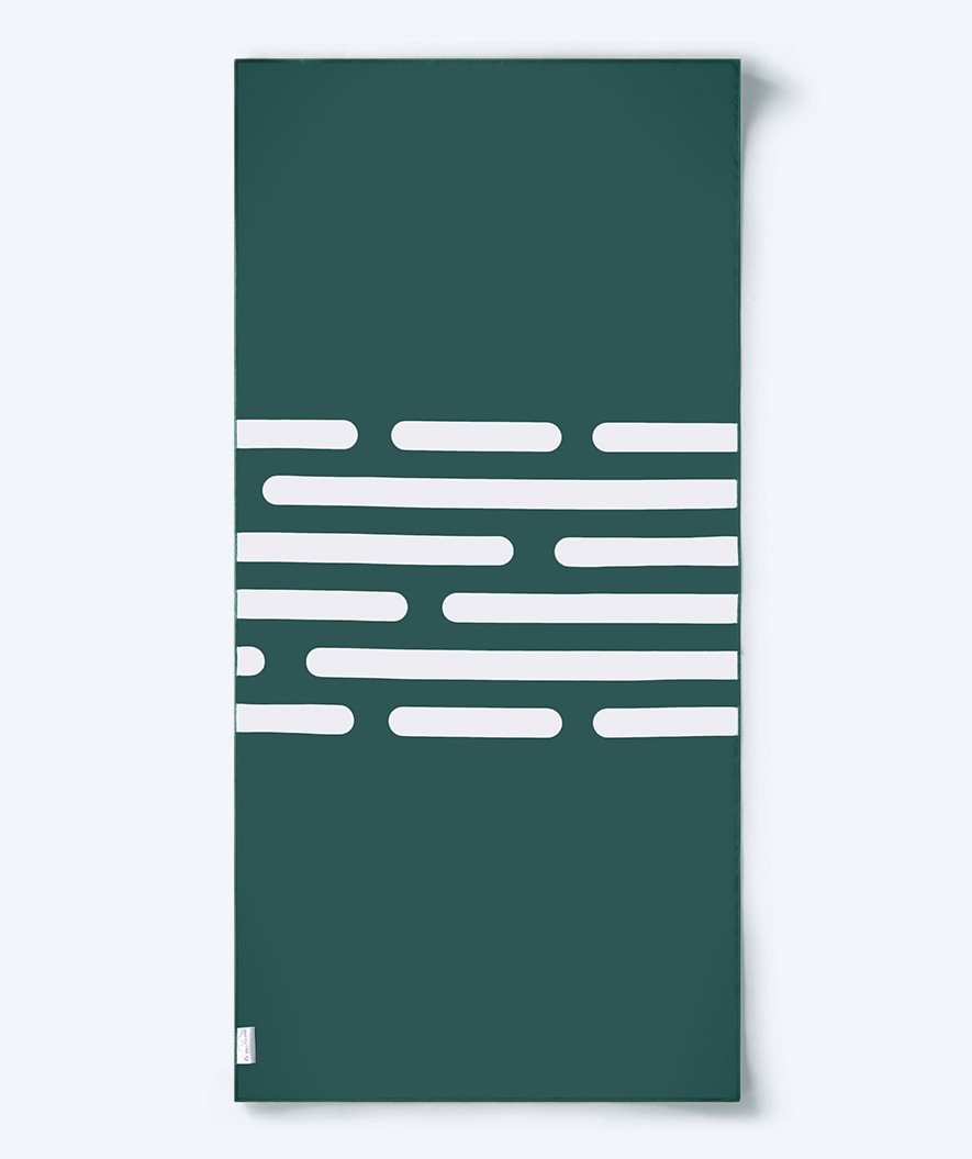 Watery Mikrofaser Badetuch (160 x 80 cm) - Eco Nebraska - Dust Grün