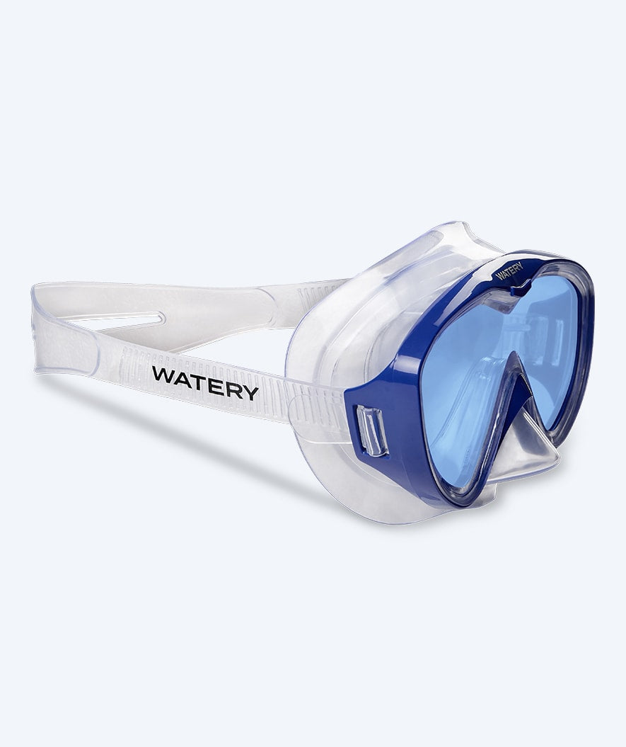 Watery Tauchmaske für Junioren (8-15) - Nerina - Blau/Blau