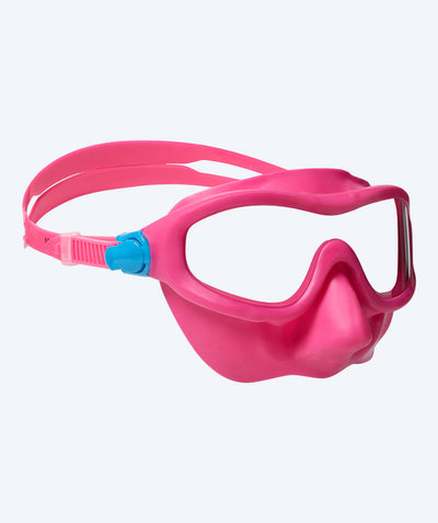 Watery Schwimmmaske für Kinder - Ocean - Rosa/klar
