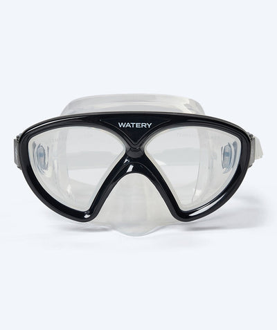Watery Tauchmaske für Junioren (8-15) - Ohio - Schwarz