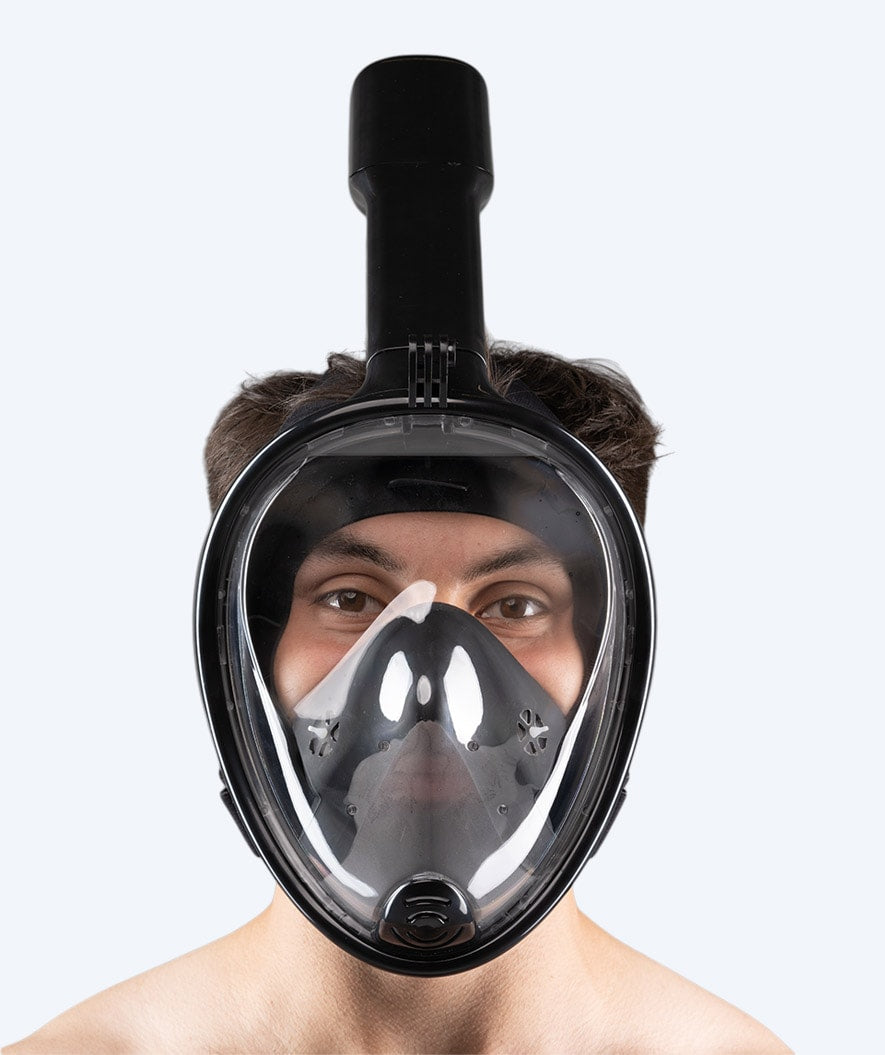 Watery Vollgesichtstauchmaske für Erwachsene - Oxygen - Schwarz