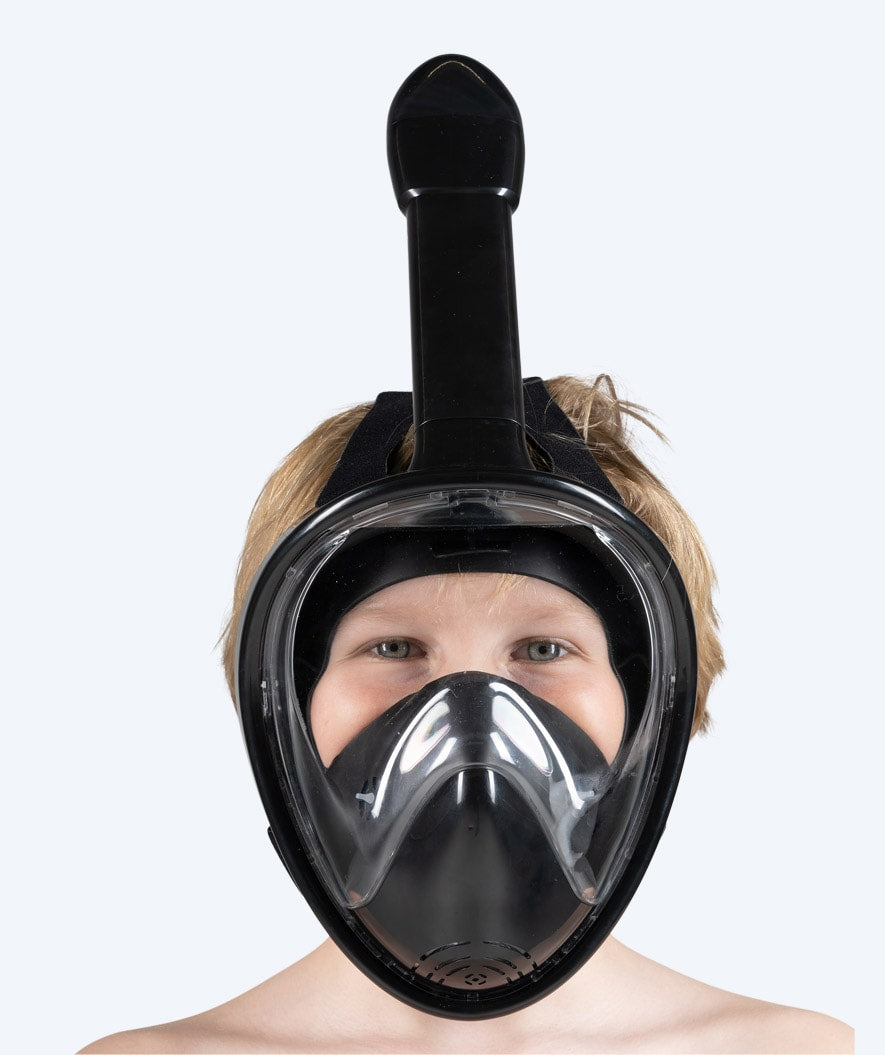Watery Vollgesichtstauchmaske für Kinder - Oxygen - Schwarz