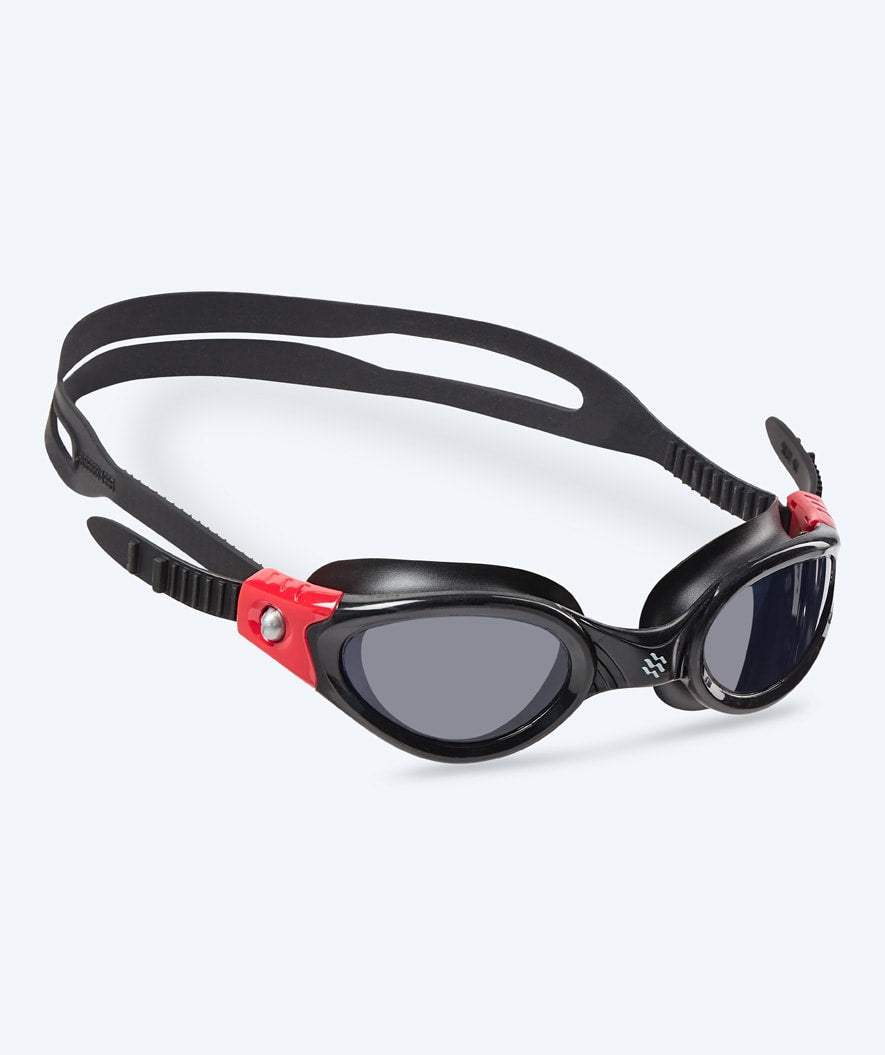 Watery Taucherbrille für Hobbytaucher - Pacific Active - Schwarz (Smoke Scheiben)