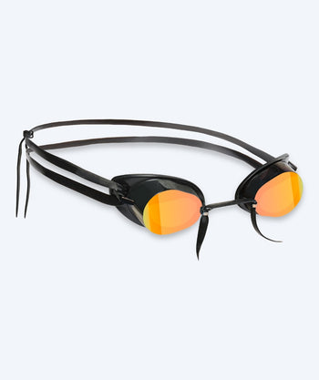 Watery Schwimmbrille - Proflex Swedish Mirror - Schwarz/Gold