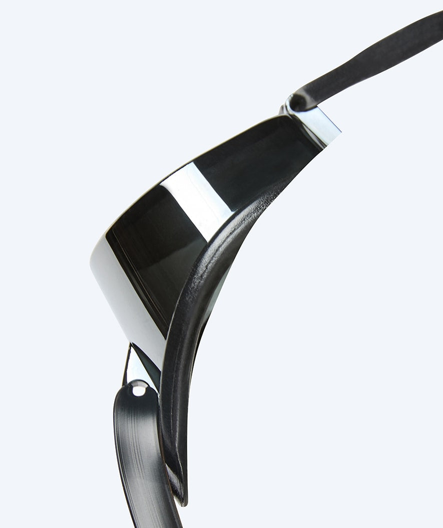 Watery Schwimmbrille - Proflex Swedish Mirror - Schwarz/Silber