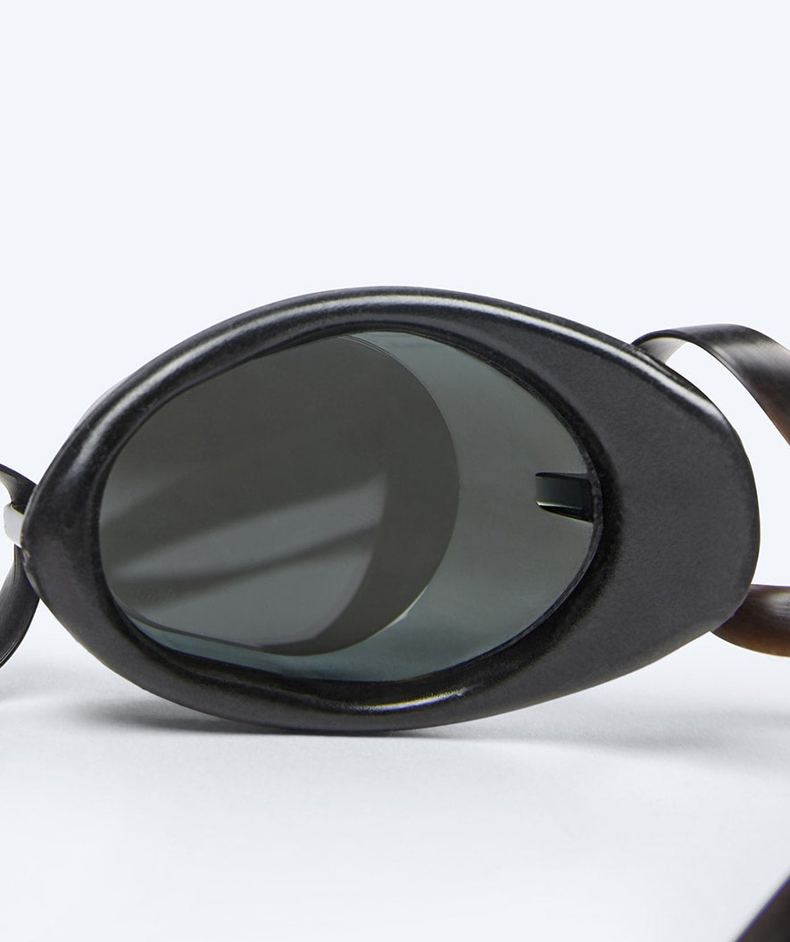 Watery Schwimmbrille - Proflex Swedish Mirror - Schwarz/Silber