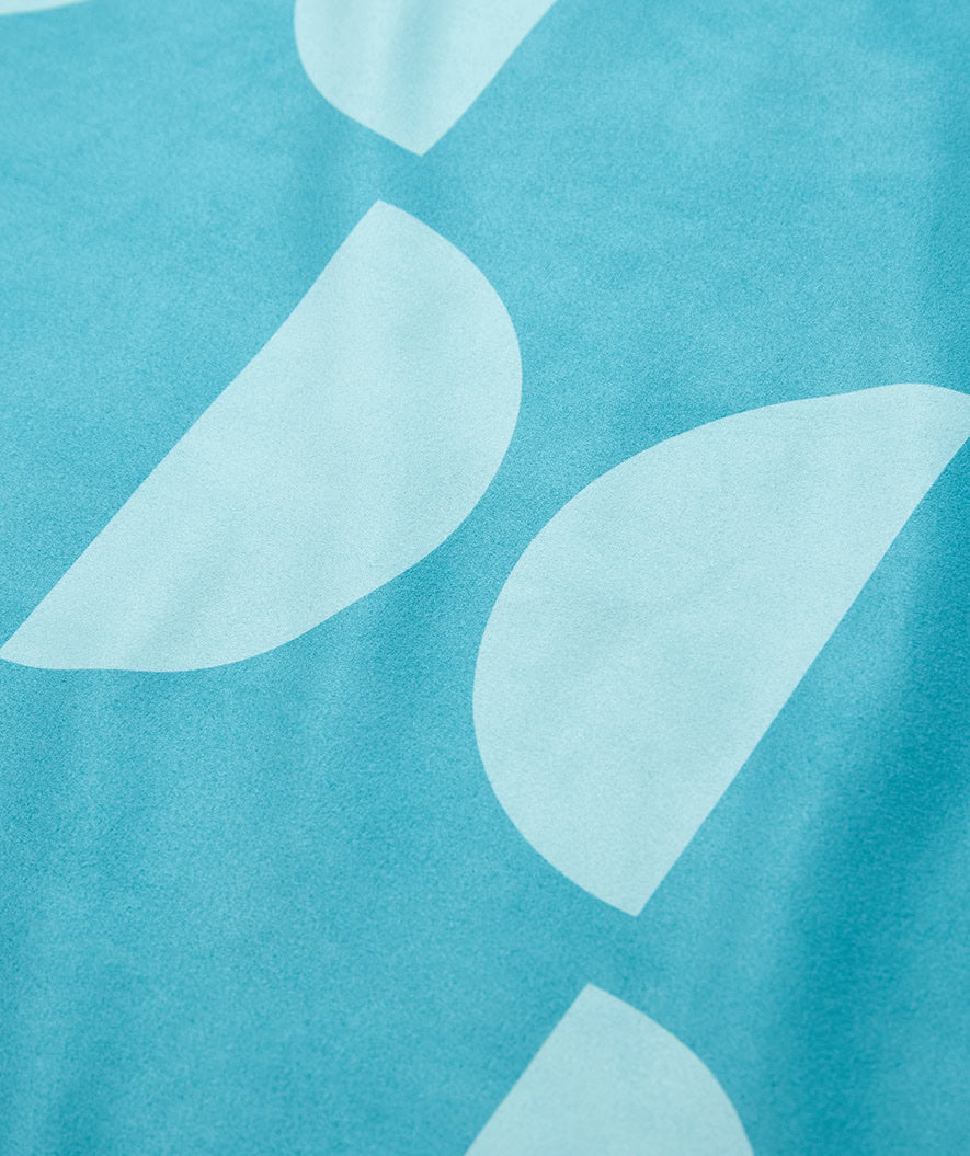 Watery Mikrofaser Badetuch (175 x 110 cm) - Rafferty - Ocean Blue