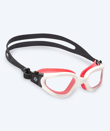 Watery Schwimmbrille für Freizeitschwimmer - Raven Active - Rosa/Klar