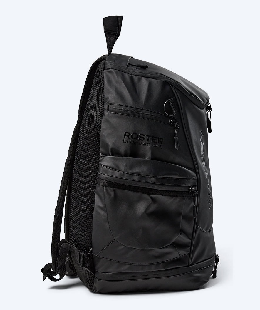 Watery Schwimmrucksack - Roster Club 40L - Schwarz