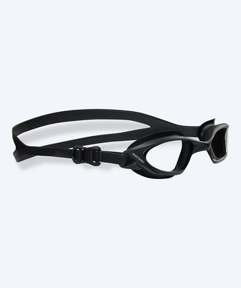 Watery Schwimmbrille für Freizeitschwimmer - Saunton - Schwarz/Klar