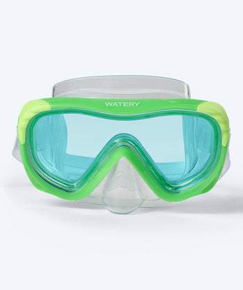 Watery Tauchmaske für Kinder (4-10) - Shore - Grün/Blau
