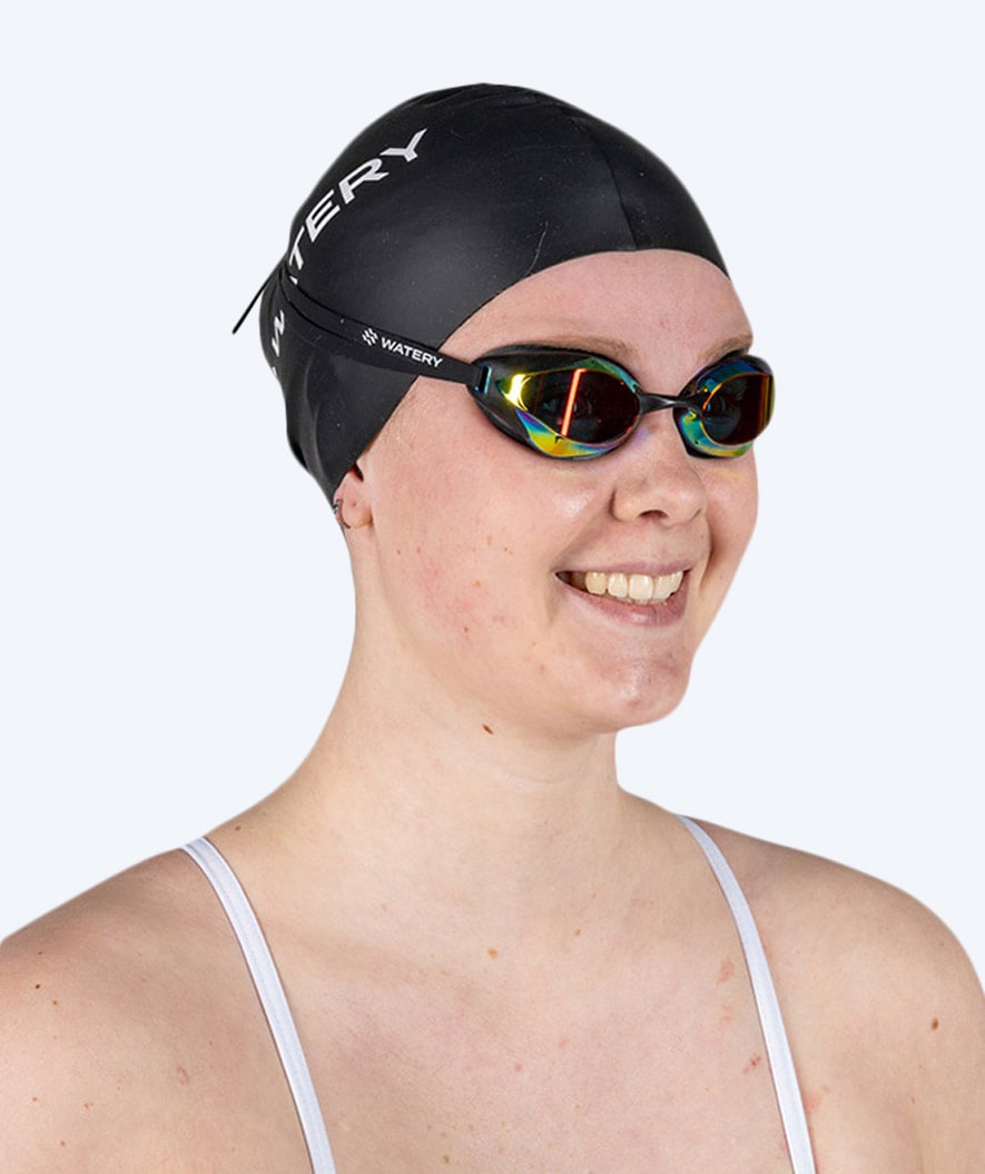 Watery Badekappe (ab 10 Jahre) - Signature - Schwarz