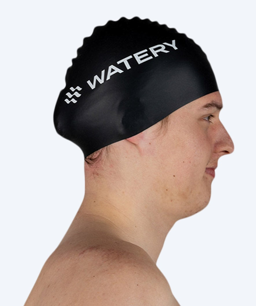 Watery Badekappe (ab 10 Jahre) - Signature - Schwarz