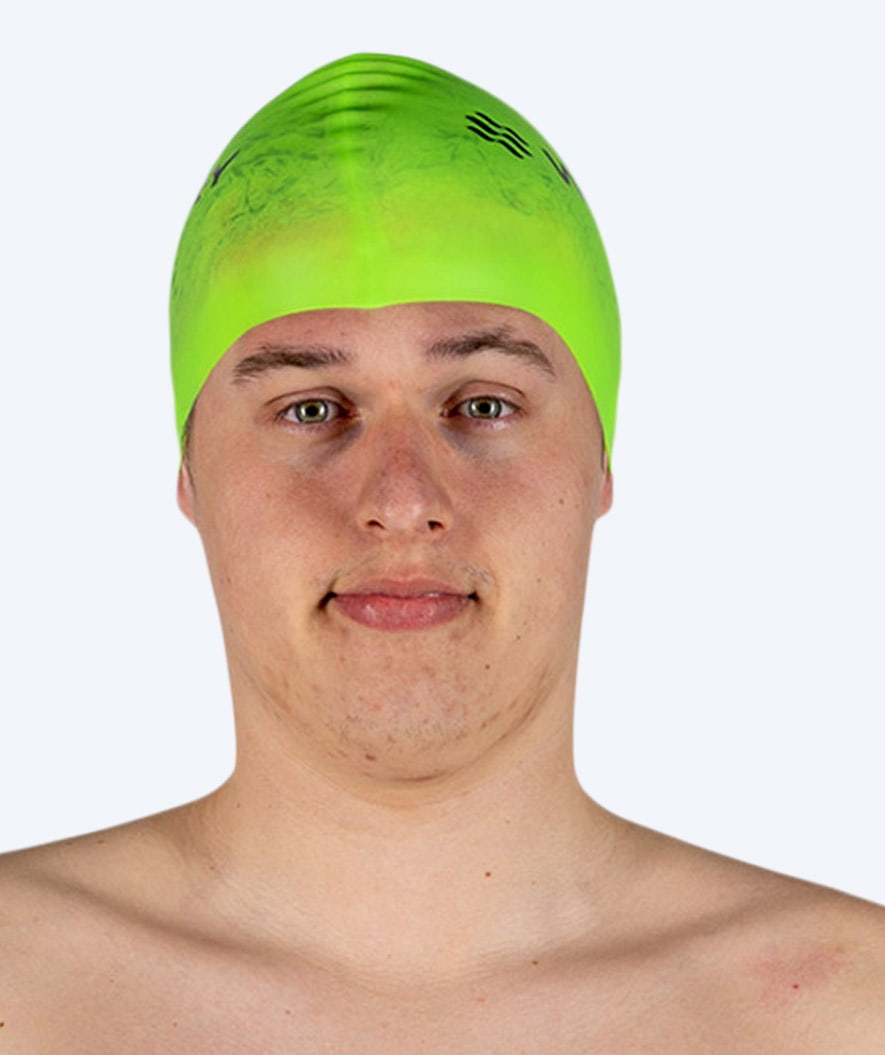 Watery Badekappe (ab 10 Jahre) - Signature - Fluo Grün