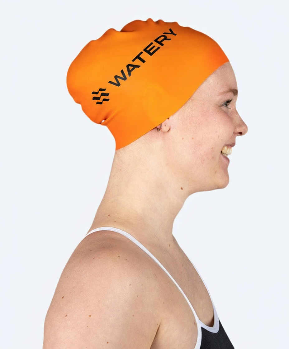 Watery Badekappe (ab 10 Jahre) - Signature - Orange