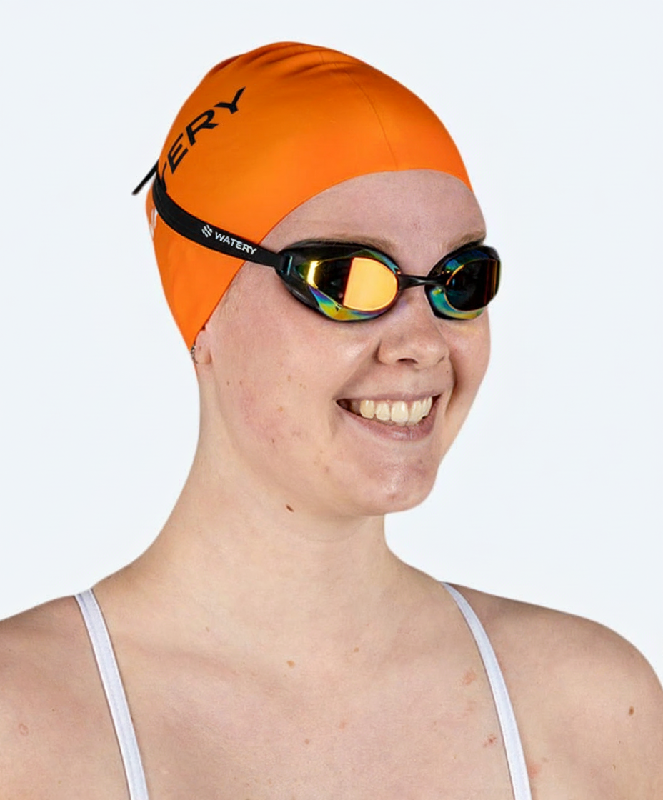 Watery Badekappe (ab 10 Jahre) - Signature - Orange