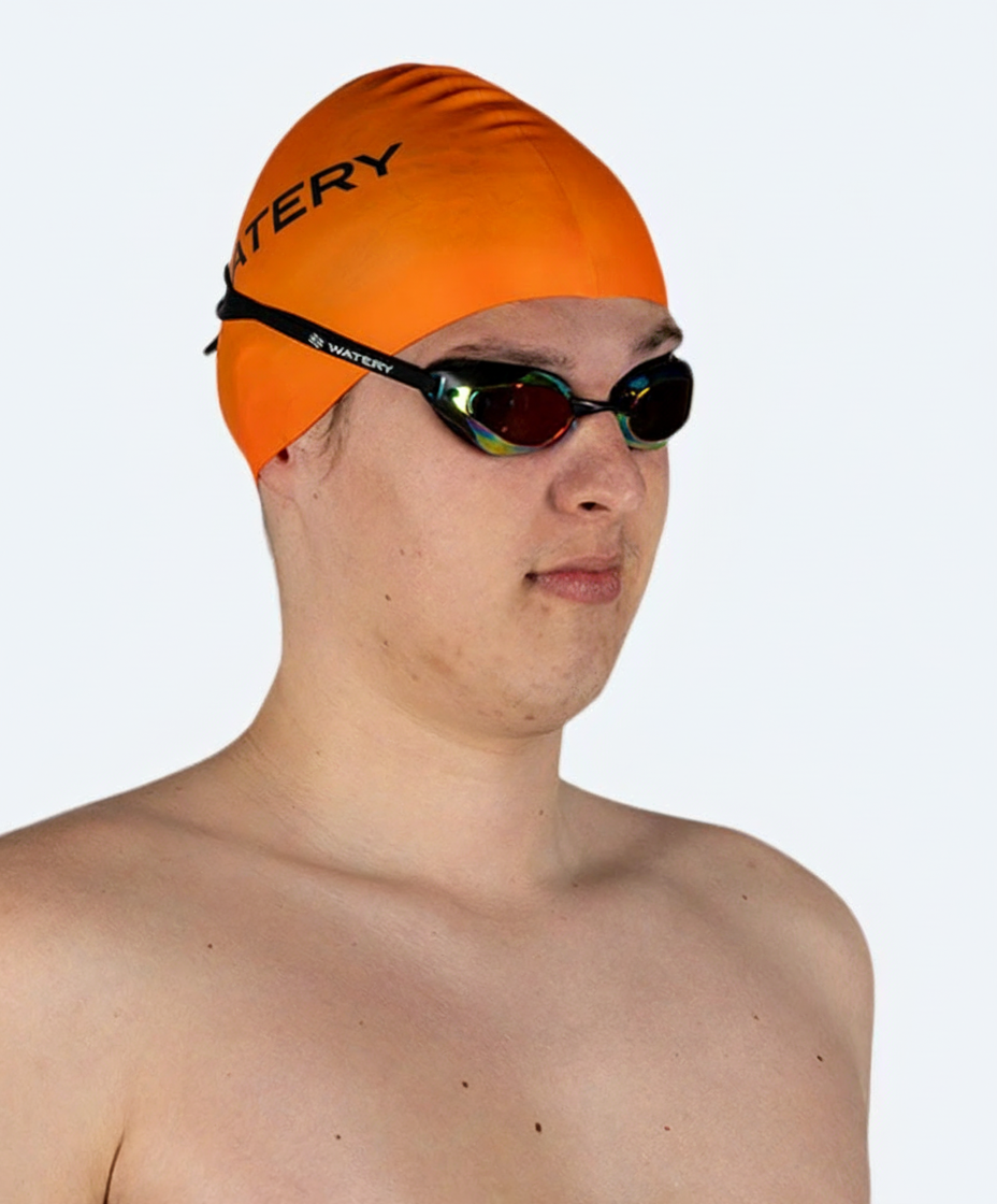 Watery Badekappe (ab 10 Jahre) - Signature - Orange