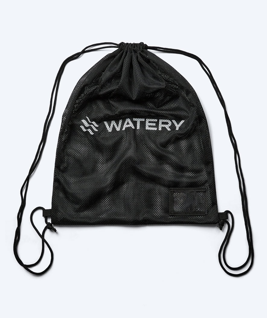 Watery Netzbeutel zum Schwimmen - Simple Mesh - Schwarz