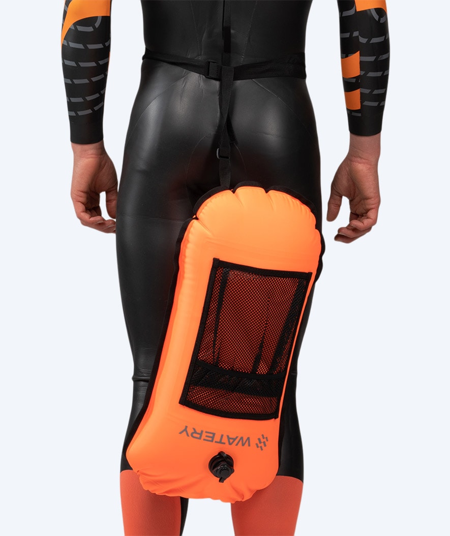 Watery Schwimmboje für Schwimmer - Pro 28L - Orange