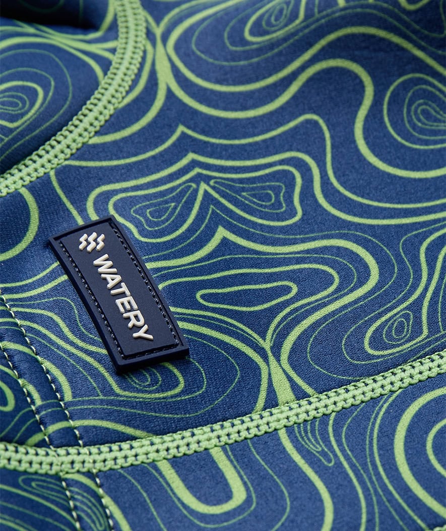 Watery Schwimmwindelhosen für Kinder - Thetis Youngster - Grün/Blau