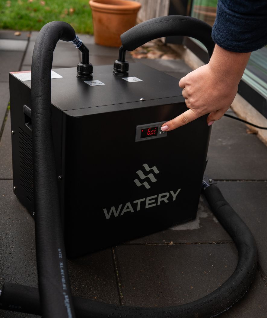Watery Kühlsystem für Eistonne und Eiswanne - Dense Cooler - Schwarz
